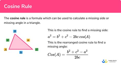 Cosine theorem for a triangle: formula and tasks - Healthy Food Near Me