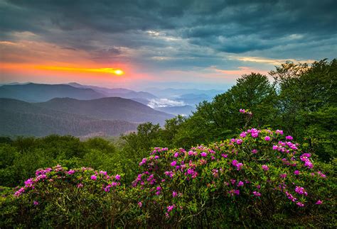 Asheville North Carolina Blue Ridge Parkway Scenic Landscape Photograph ...