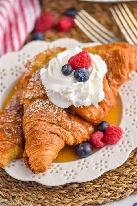 Croissant French Toast - Simple Joy