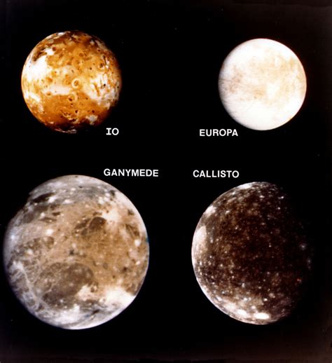 Four Largest Moons Of Jupiter