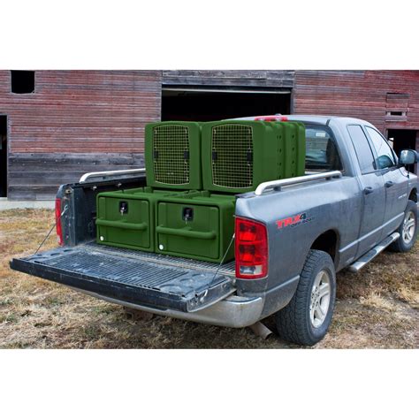 Truck Bed Valut Kennel System Hunting Dog Cage Crate Rifle Firearm ...