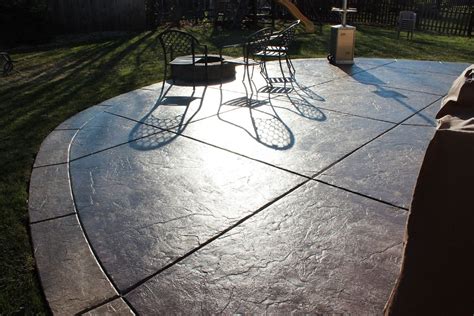 Stamped Concrete Slate Look