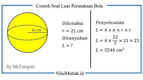 Rumus Luas Permukaan Bola Lengkap Dengan Contoh Soal Mobile Legends ...