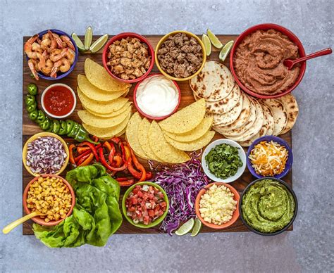 Build your own Mexican fiesta with this mouthwatering taco board recipe ...