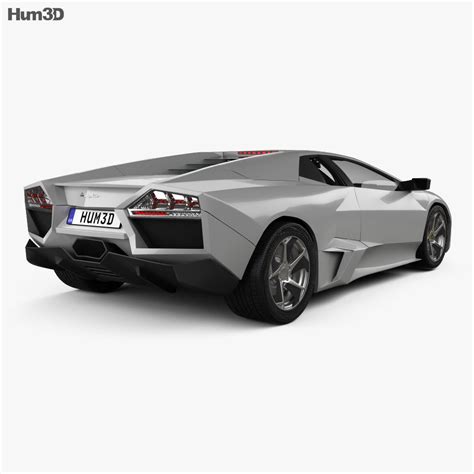 Lamborghini Reventon with HQ interior 2009 3D model - Vehicles on Hum3D