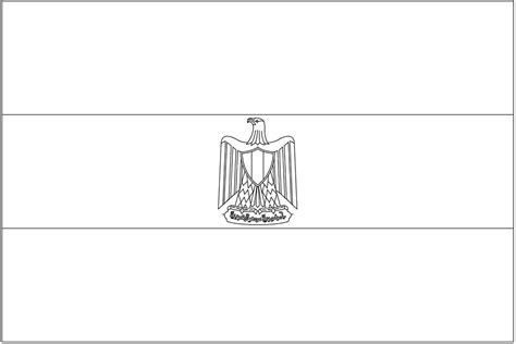 Egypt Flag 2 Coloring Page - Free Printable Coloring Pages for Kids