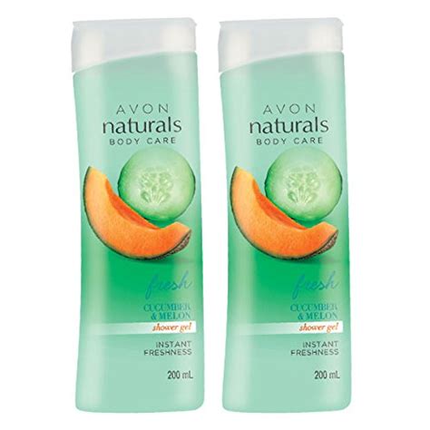 Buy Avon Naturals Cucumber & Melon Shower Gel (set of 2 of 200 ml each ...