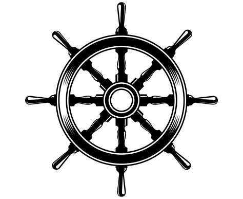 Ship Wheel Drawing | Free download on ClipArtMag