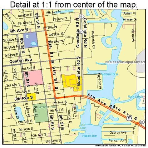 Naples Florida Street Map 1247625