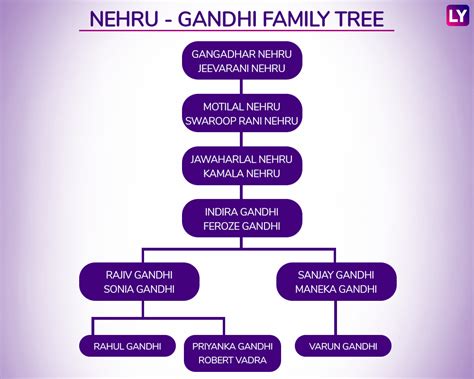 Nehru-Gandhi Family Tree: Here's a Look at Jawaharlal Nehru's Ancestors ...