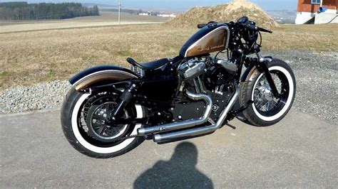 Harley Davidson Sportster Bobber 48 www.mr-bobber-custom.com - YouTube