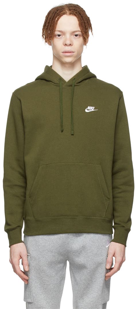 Green Sportswear Club Hoodie by Nike on Sale