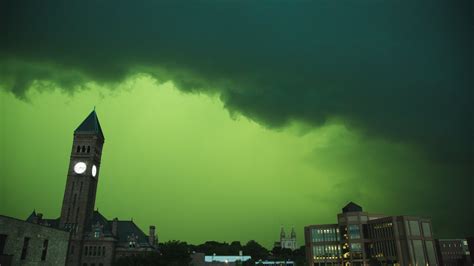 South Dakota skies turn green amid severe thunderstorm – The Hill