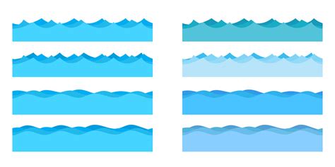 Ocean Waves Border Vector Art, Icons, and Graphics for Free Download