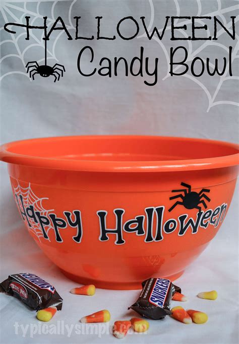 Halloween Candy Bowl - Typically Simple