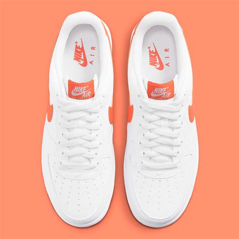 Nike Air Force 1 White Orange DC2911-101 | SneakerNews.com