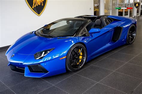 2014, Lamborghini, Aventador, Lp, 700 4, Roadster, Cars, Blue ...