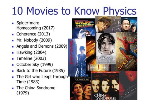 (PDF) 10 Movies to Know Physics