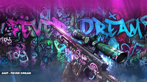 AWP Fever Dream created by /t/Ninstrol1 | CSGO Wallpapers