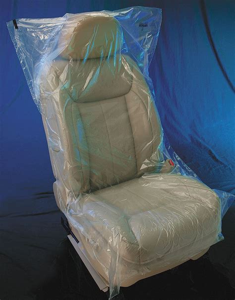 SLIP-N-GRIP 32 in x 56 in Plastic Seat Cover, Roll, Clear; PK250 ...