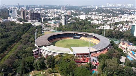 M.chinnaswamy stadium 🏟 Bengaluru drone view #chinnaswamystadium # ...