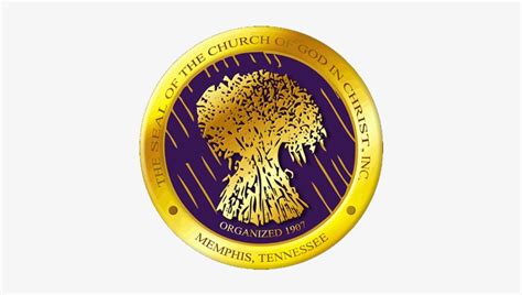 Seal Cogic1 Purple Gold - Church Of God In Christ Logo PNG Image ...