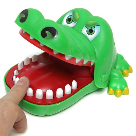 Big Crocodile Mouth Dentist Bite Finger Game Toy Family Game For Kids ...