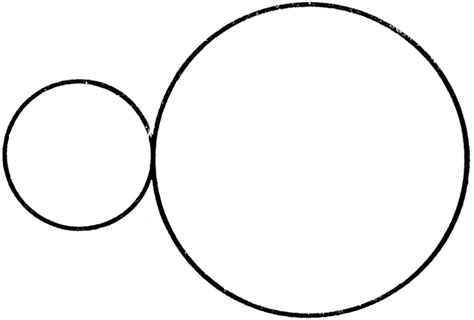 2 Externally Tangent Circles | ClipArt ETC