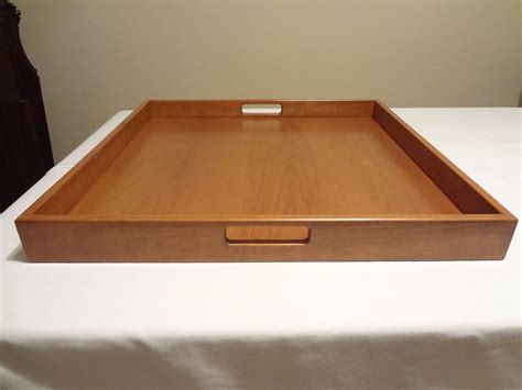 Meeyah Custom Ottoman/ Serving Tray 33 X 24Alder