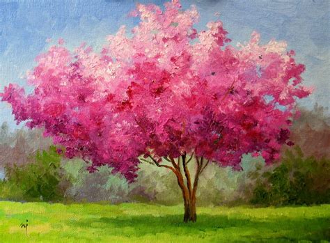 Pinterest photo | Cherry blossom painting, Tree painting, Watercolor trees