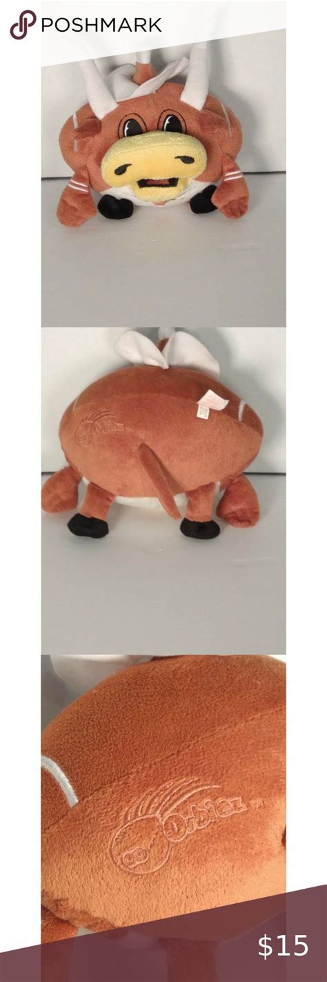 University of Texa Bevo Football Mascot Plush Longhorn Bull Orbiez 8 ...