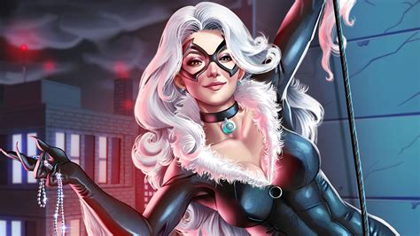 Black Cat Marvel Wallpaper Hd