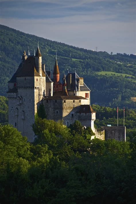 Tourbillon Castle in Sion Switzerland, built from 1290 to 1308 by the ...