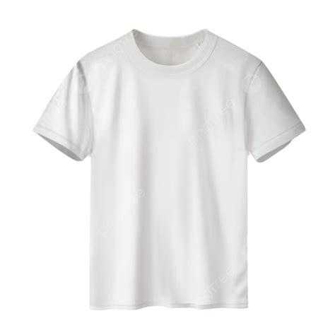 Realistic White T Shirt Vector For Mockup, Realistic T Shirt Mockup ...