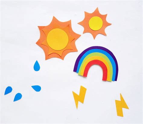 Weather Craft for Kids - Paper Puppets + Free Templates!