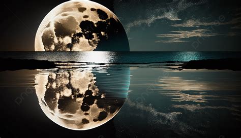 Moon Reflection On The Sea Background Images, HD Pictures and Wallpaper ...