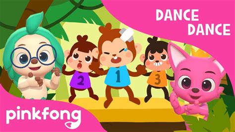 Five Little Monkeys | 3D Nursery Rhymes | Dance Dance | Pinkfong Songs ...