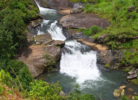 Palozhukum Para Waterfalls - Vagamon Falls, Idukki, Kerala, India Stock ...