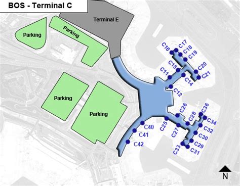 Logan Airport Parking Map