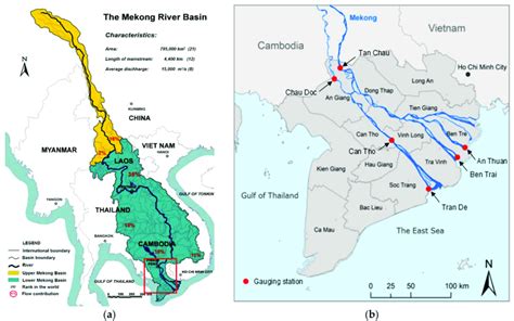 (a) Location of the Mekong Delta (Source: Mekong River Commission ...