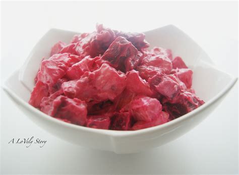 A LoVely Story: Potato Salad with Sugar Beets