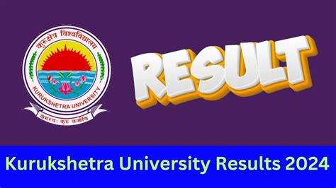 Kurukshetra University Results 2024 Link Out new.kuk.ac.in Check ...