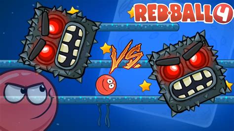 Red Ball 4 - Red Ball Vs Boss 5 in Battle For The Moon | Red Ball 4 ...