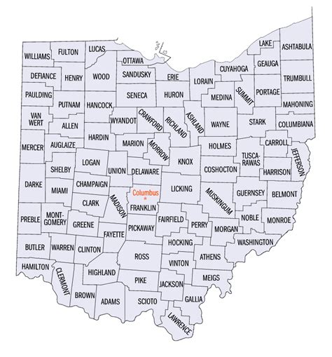 Printable State Of Ohio Map - Free Printable Maps