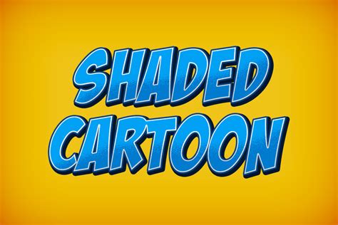 Shaded Cartoon Photoshop Style | Design Panoply