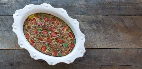 Tomato-Basil Quiche with Bacon and Spinach - Sonima