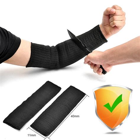 Arm Protection Sleeve, Kevlar Sleeve Cut Resitant 40cm Burn Resistant ...