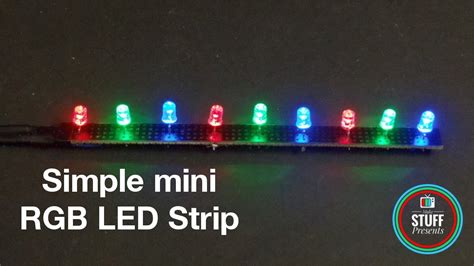 How to make a mini RGB LED Strip | Homemade - YouTube