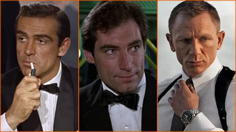 All James Bond Actors in Order