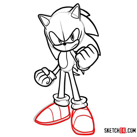 How To Draw Sonic The Hedgehog Sketchok Easy Drawing Guides | Images ...